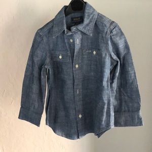 Toddler Boys Denim Polo by Ralph Lauren